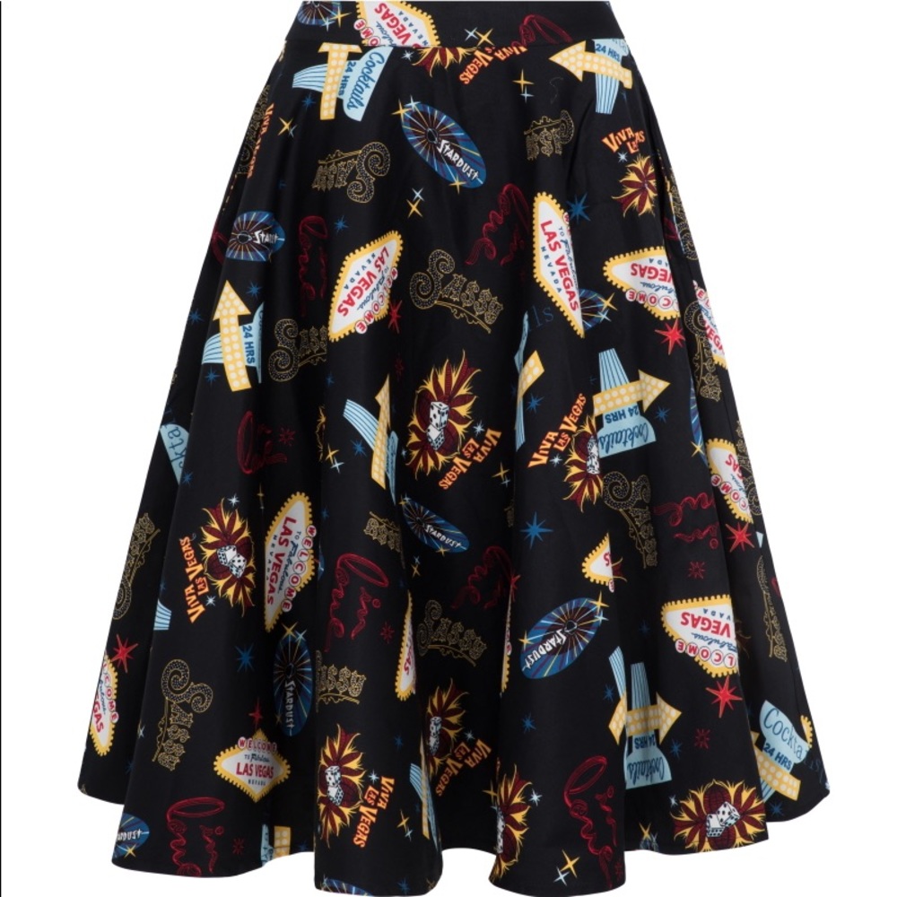 Voodoo Vixen-Medium-NWOT-Vegas pinup skirt